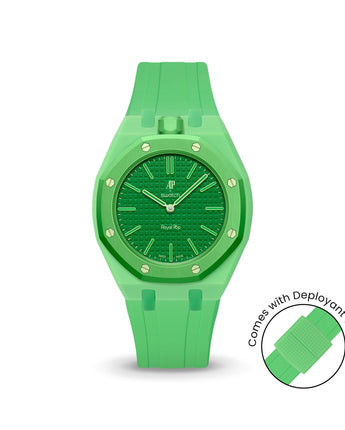 Swatch x AP Royal Pop Light Green case-strap by Delugs