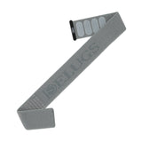 Delugs Fixed Delcro Grey Fabric Watch Strap
