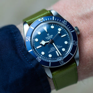 Overstock: Army Green Saffiano Stitchless Strap