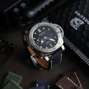 Black Crazy Horse Chunky Strap