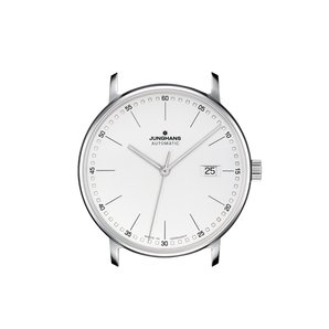 Case Diameter: 39.3mm, Lug Width: 21mm / include_only=strap-finder_tag1 / Junghans,White,Dress,21 / position-top=-32 / position-bottom=-32