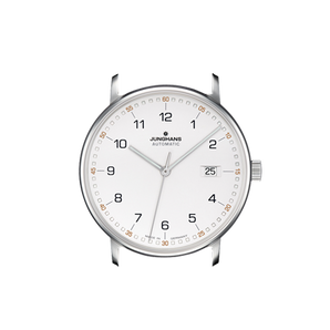 Case Diameter: 39.3mm, Lug Width: 21mm / include_only=strap-finder_tag1 / Junghans,White,Dress,21 / position-top=-32 / position-bottom=-32