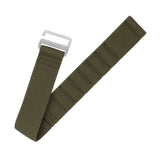 Delugs Khaki-Green Hook Strap [kollokium x Delugs] Fabric Watch Strap