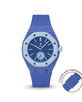 Swatch x AP Royal Pop Navy case-strap by Delugs