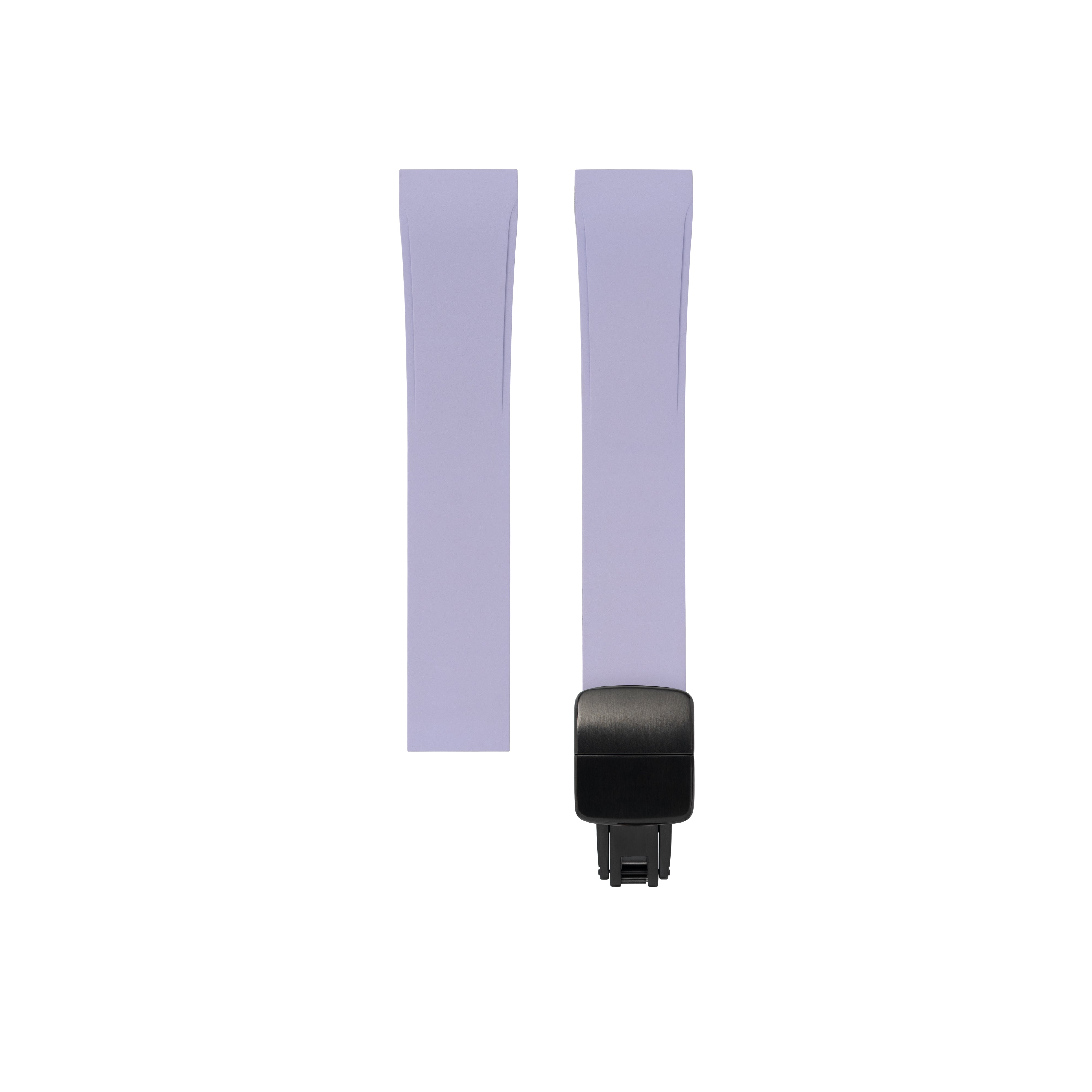Lavender CTS Rubber Strap for Cartier Santos de Cartier - Rubber