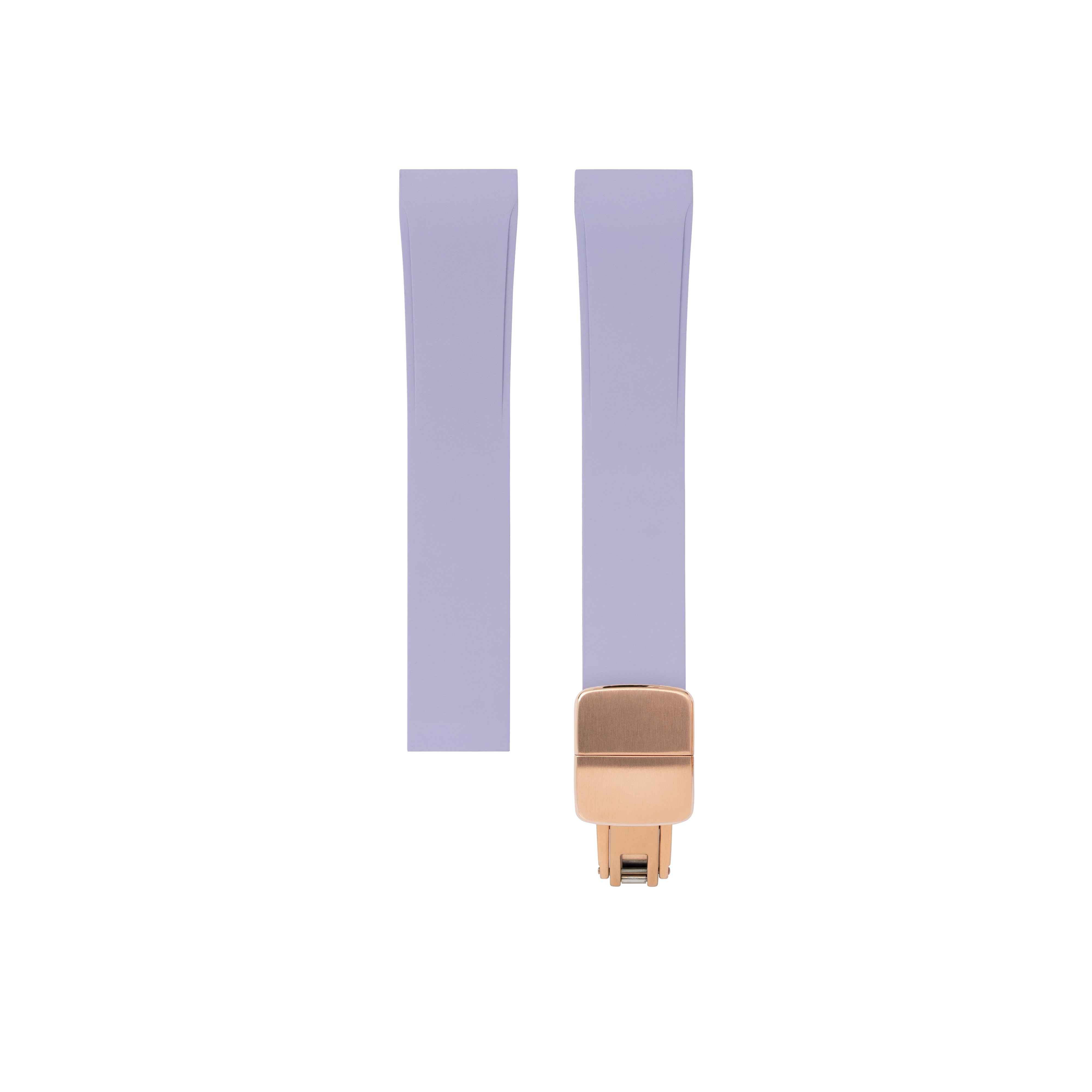 Lavender CTS Rubber Strap for Cartier Santos de Cartier - Rubber