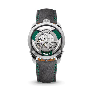 Dark Grey Alcantara (Green) Strap for MB&F MAD1