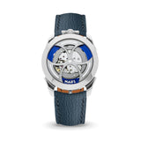 Delugs Navy Chevre Strap for MB&F MAD1 Handcrafted Leather Watch Strap