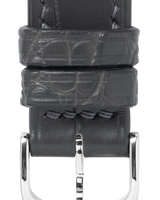 Matte Grey Storm Alligator Petite Slim swatch