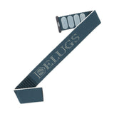 Delugs Fixed Delcro Navy Fabric Watch Strap