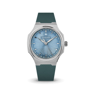 Emerald Green Sailcloth CTS Rubber Strap for Atelier Wen Perception
