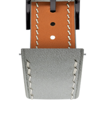 Light Grey Nubuck Slim Strap - Image 16