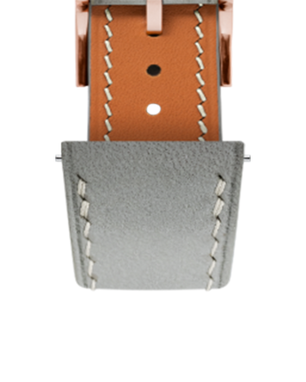 Light Grey Nubuck Slim Strap - Image 12