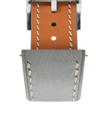Light Grey Nubuck Slim Strap - Image 10