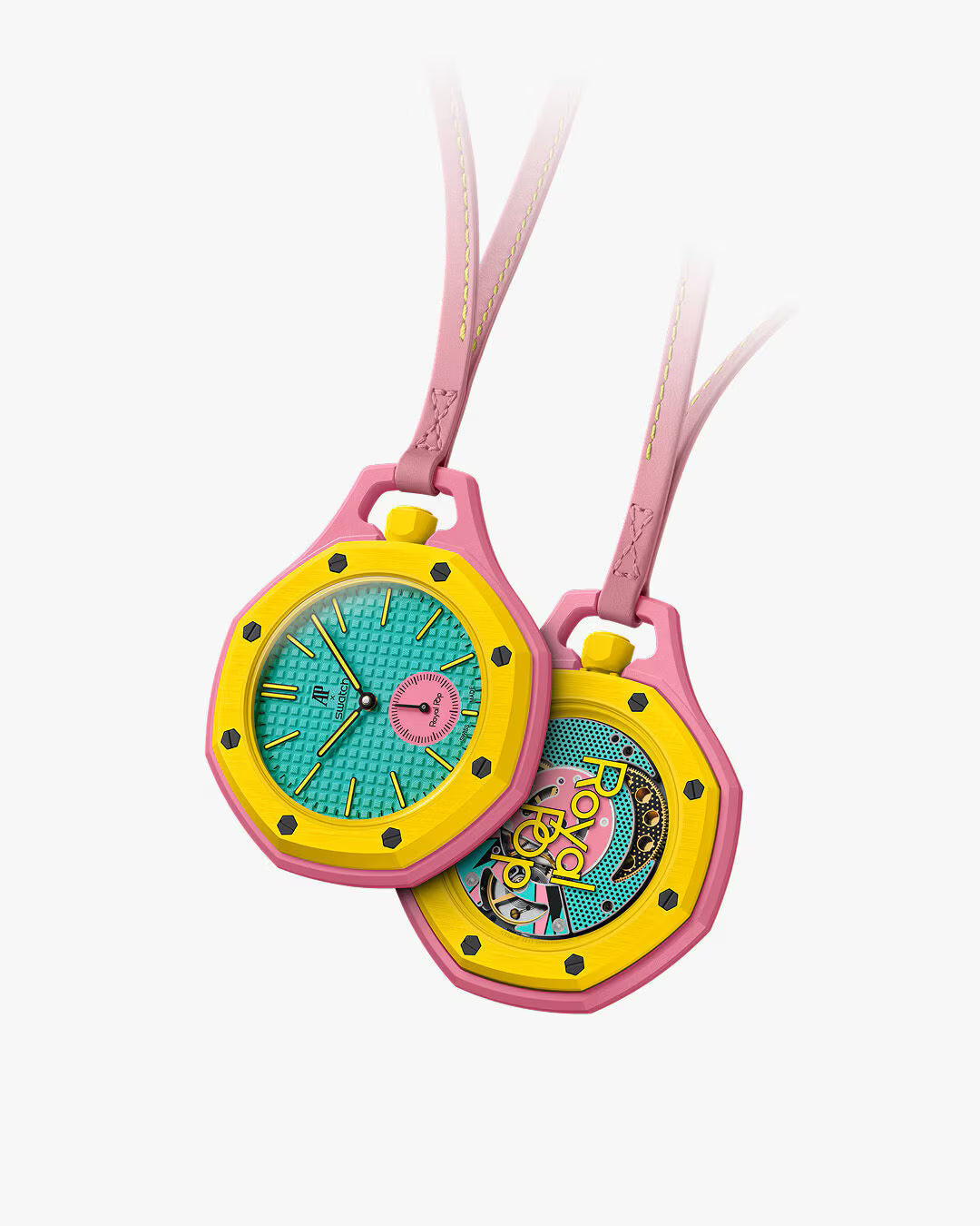 Case-Strap for the Swatch x AP Royal Pop OTG ROZ — Delugs