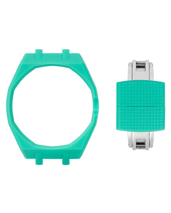 Turquoise Case + Clasp — Swatch x AP Royal Pop