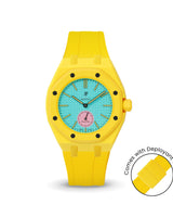 Swatch x AP Royal Pop Yellow case-strap by Delugs
