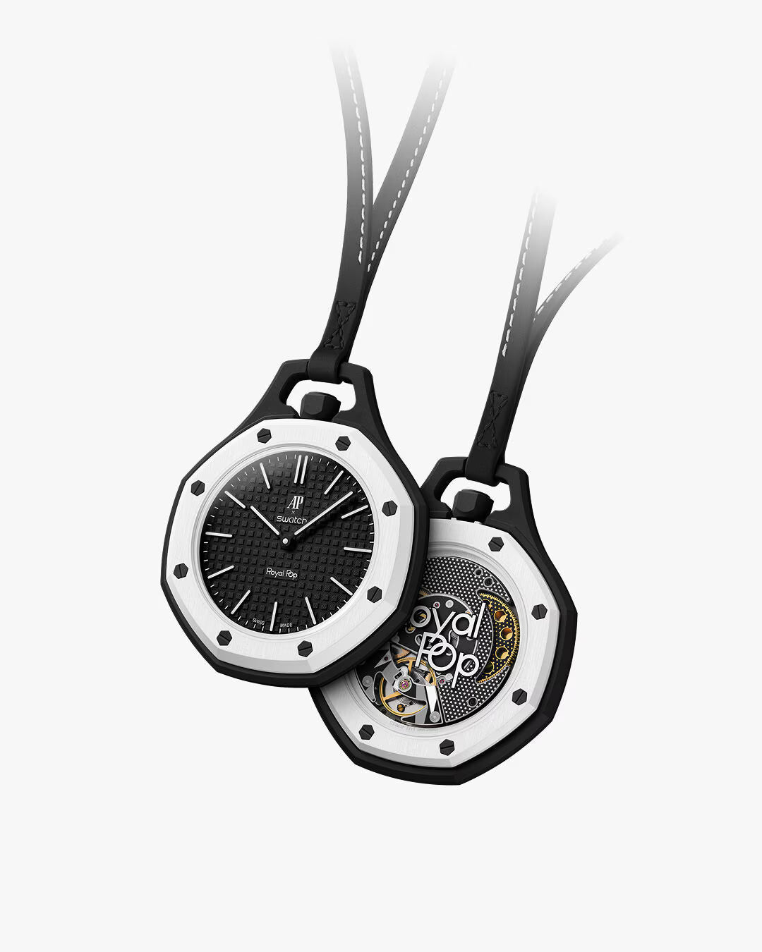 Case-Strap for the Swatch x AP Royal Pop Ocho Negro — Delugs