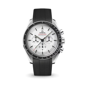 Black CTS Rubber Strap for Omega Speedmaster