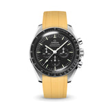 Delugs Overstock: Gold CTS Rubber Strap for Omega Speedmaster Rubber Watch Strap