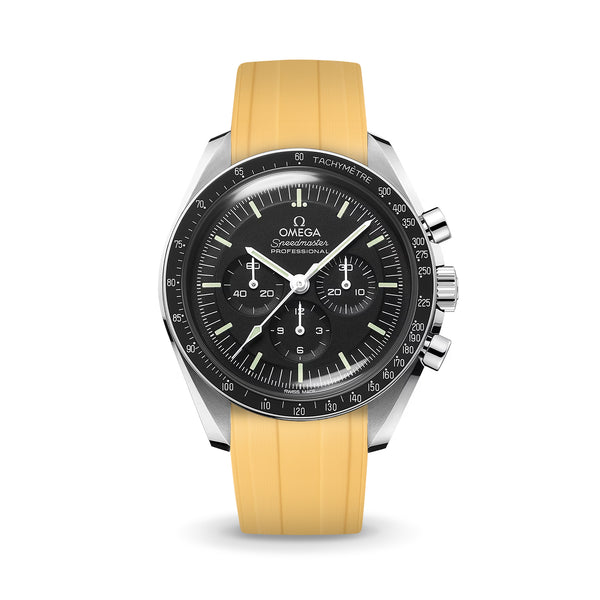 Gold CTS Rubber Strap for Omega Speedmaster – Delugs