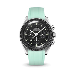 Mint Green CTS Rubber Strap for Omega Speedmaster