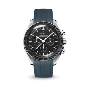 Navy CTS Rubber Strap for Omega Speedmaster