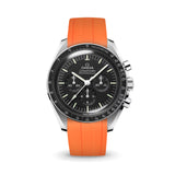 Delugs Overstock: Orange CTS Rubber Strap for Omega Speedmaster Rubber Watch Strap