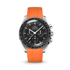 Orange CTS Rubber Strap for Omega Speedmaster