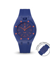Swatch x AP Royal Pop Indigo Blue case-strap by Delugs