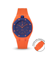 Swatch x AP Royal Pop Orange case-strap by Delugs