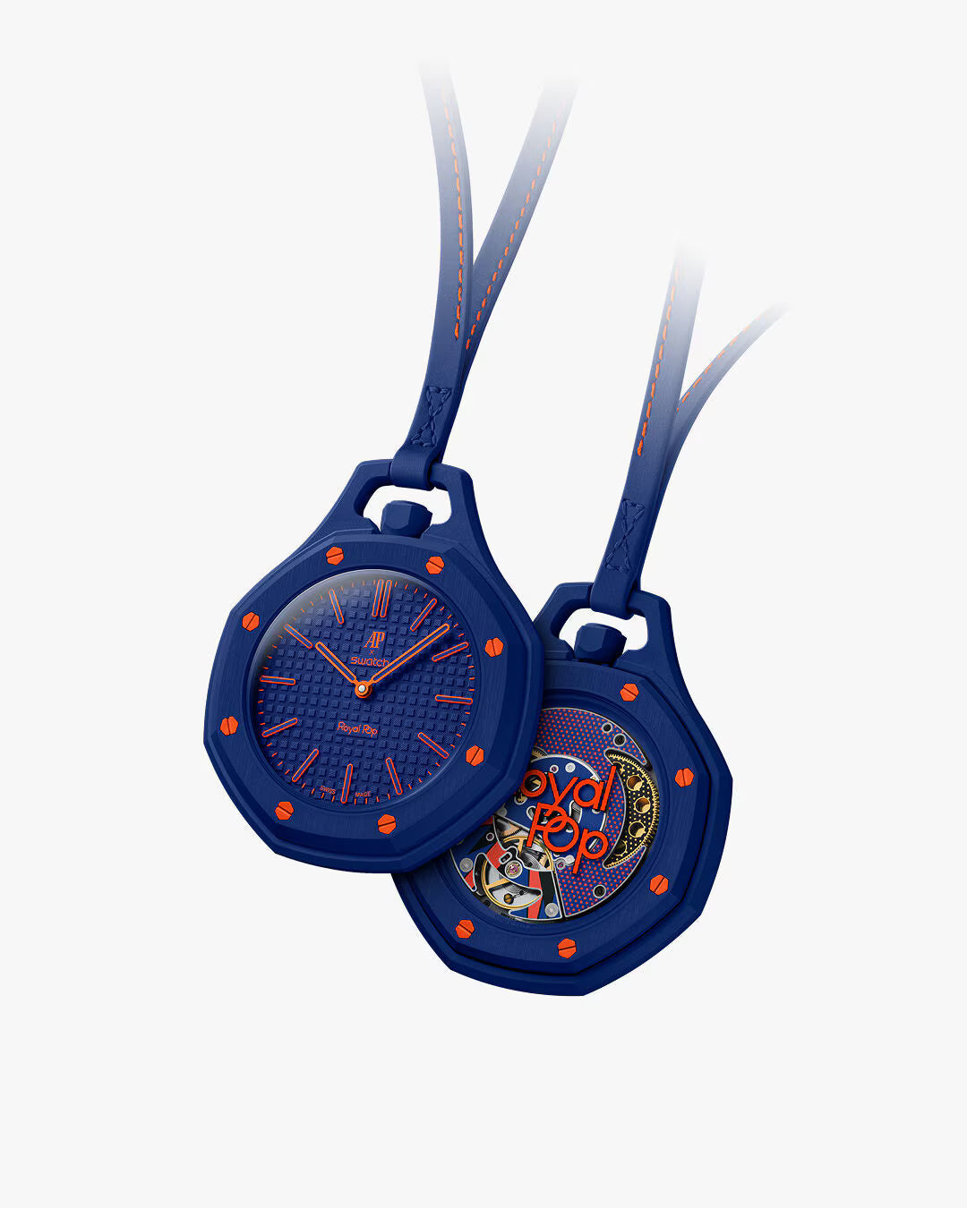 Case-Strap for the Swatch x AP Royal Pop Orenji Hachi — Delugs