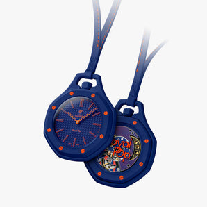 Swatch x Audemars Piguet Royal Pop Orenji Hachi Lépine pocket watch — by Delugs