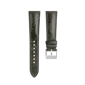 Forest Green Ostrich Signature Strap