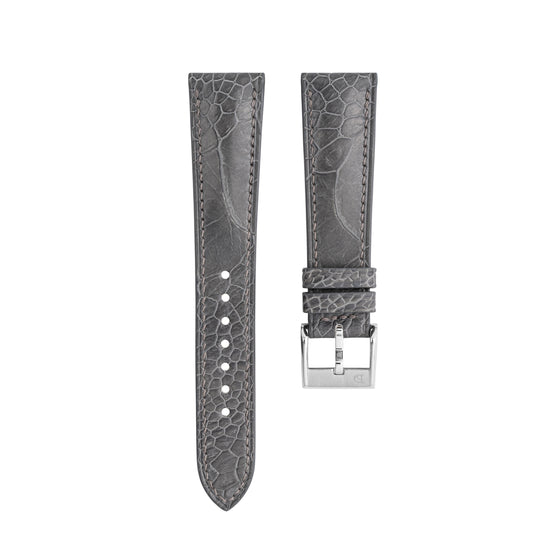 Serpentine Ostrich Leg Signature Strap