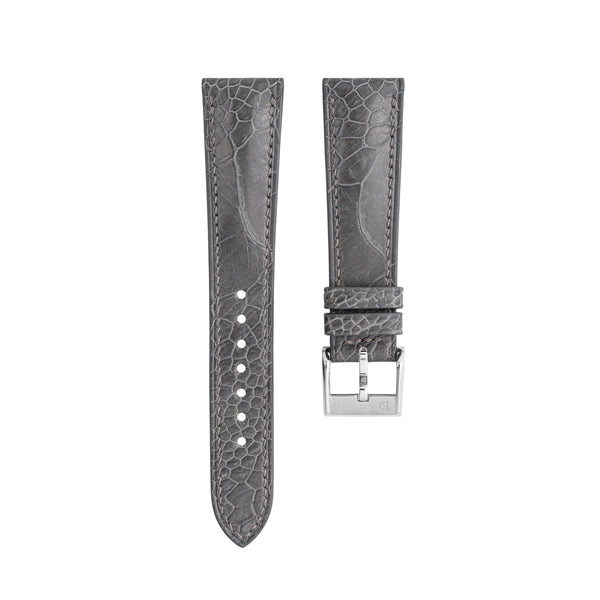 Delugs フォールディングバックル 16mm 316Lスティール Ostrich_Serpentine_Signature_1