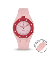 Swatch x AP Royal Pop Sakura Pink case-strap by Delugs