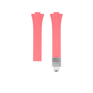 Pink Tissot PRX CTS Rubber Strap