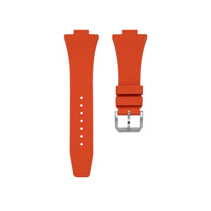 Orange Tissot PRX Rubber Strap