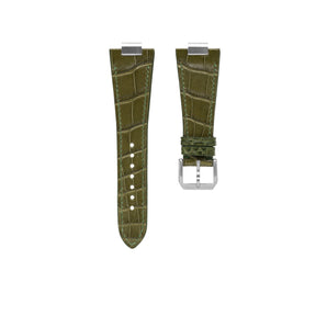 Matte Green Ischia Alligator Tissot PRX Strap