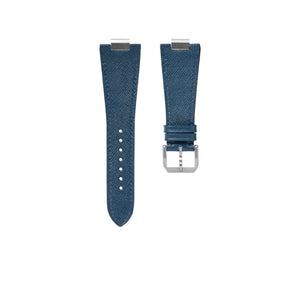 Navy Saffiano Strap for Tissot PRX