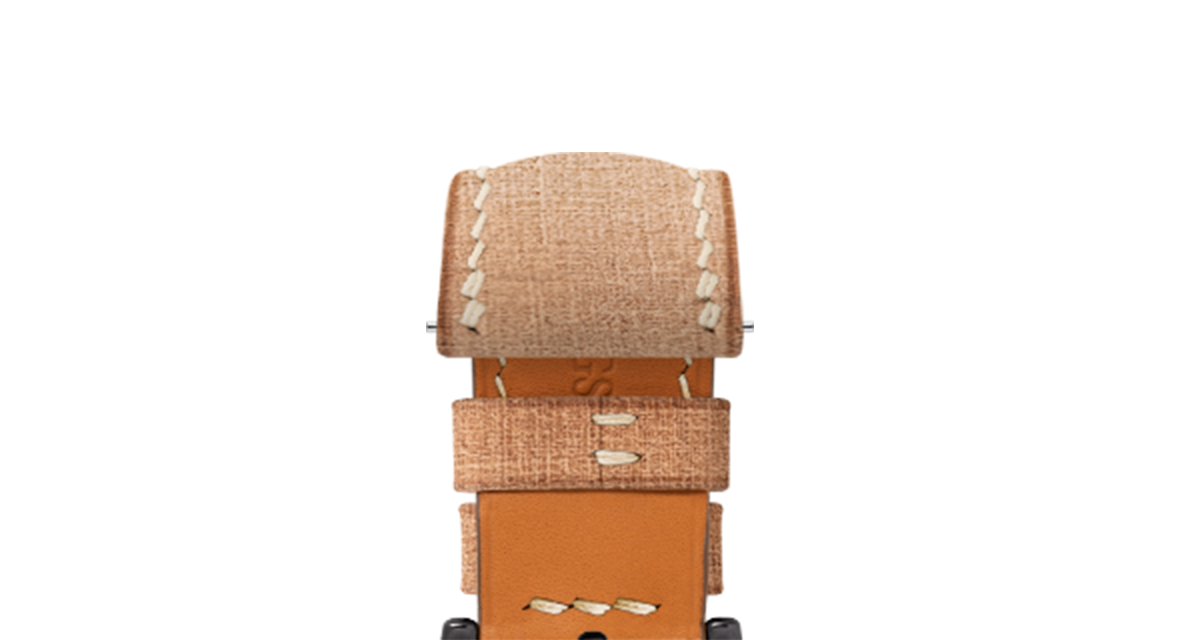 N㊻ロレックス YGF尾錠+ベルト 革バンド Natural Babele Chunky Strap for Panerai - Handcrafted Leather · 22