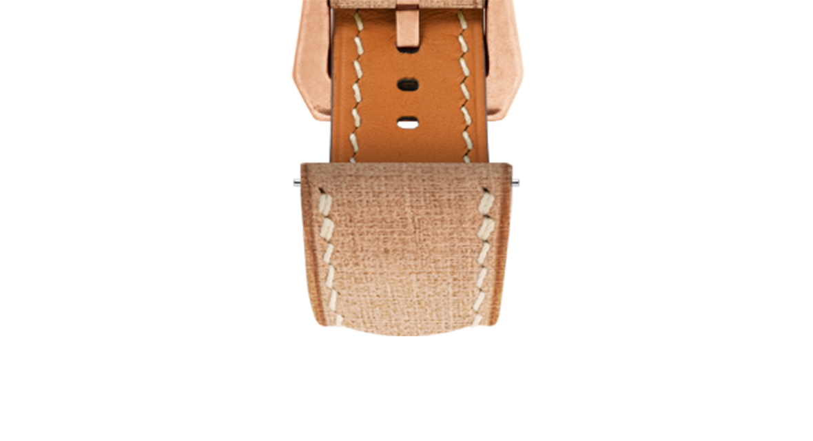 Natural Babele Chunky Strap for Panerai - Handcrafted Leather · 22