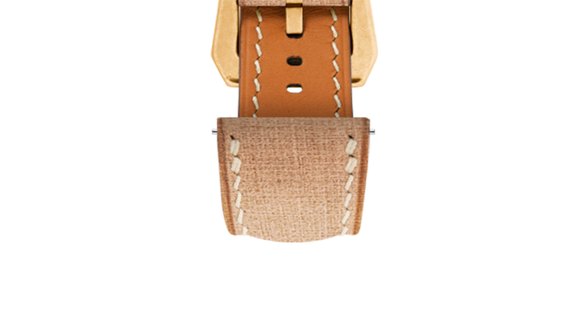 Natural Babele Chunky Strap for Panerai - Handcrafted Leather · 22