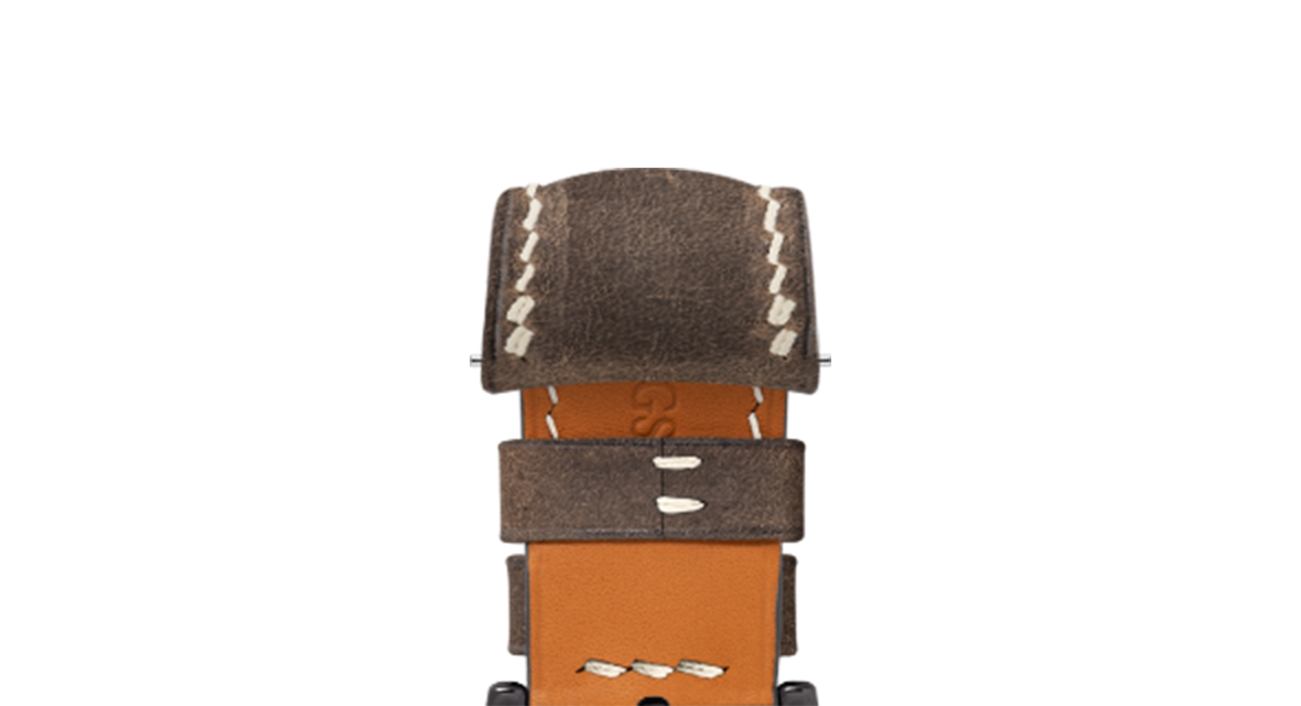 Cognac Crazy Horse Chunky Strap for Panerai - Handcrafted Leather