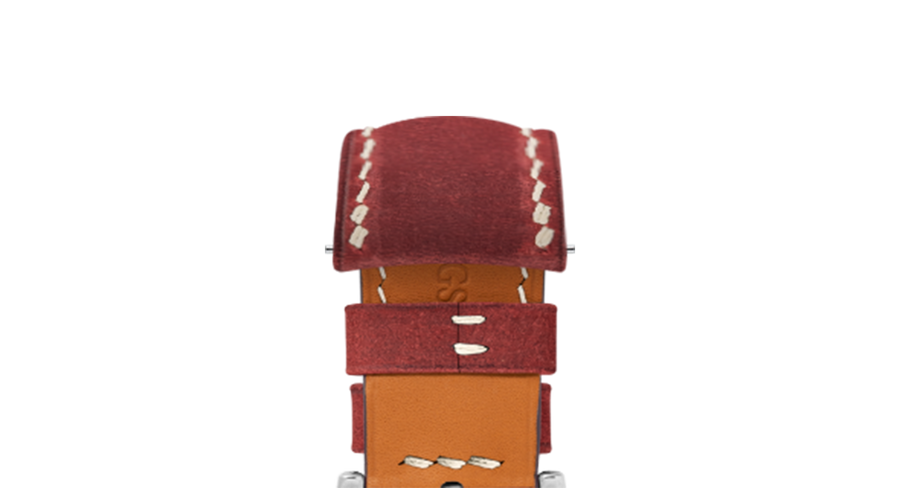 Maroon Crazy Horse Chunky Strap