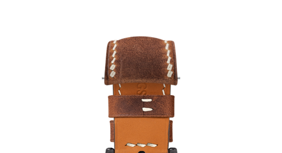 Rust Crazy Horse Chunky Strap for Panerai - Handcrafted Leather