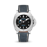 Delugs Denim Babele Chunky Strap Handcrafted Leather Watch Strap for Panerai
