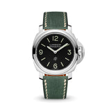 Delugs Moss Green Babele Chunky Strap Handcrafted Leather Watch Strap for Panerai