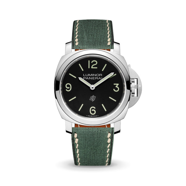 ベクウ Panerai_Leather_Strap_Moss_Gre
